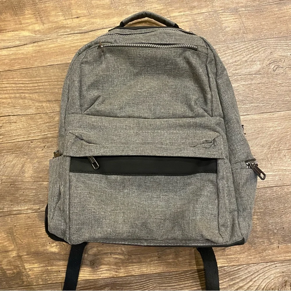 Unisex Grey Backpack - Picture 1 of 9